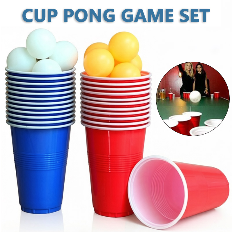 Ping Pong Ball Set - مجموعة لعبة بير بونج وأكواب للحفلات