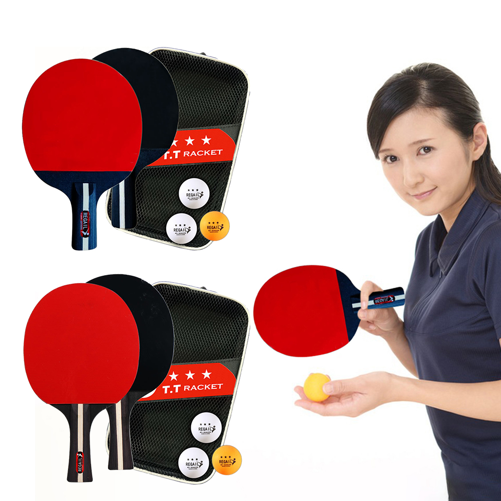 Ping Pong Ball Set - مضرب تنس الطاولة مع حقيبة ،