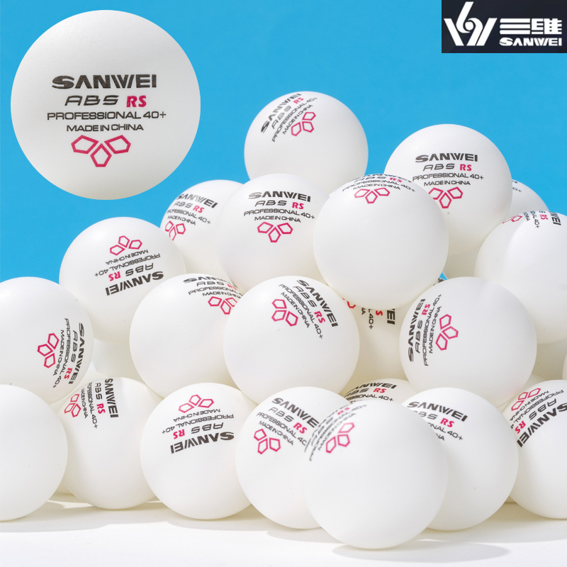 Ping Pong Ball Set - SANWEI RS40 + 3 نجوم كرات