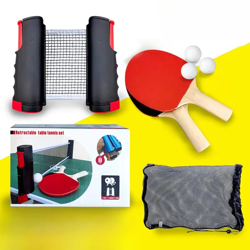 Ping Pong Ball Set - إطار شبكي قابل للتمدد لتنس الطاولة