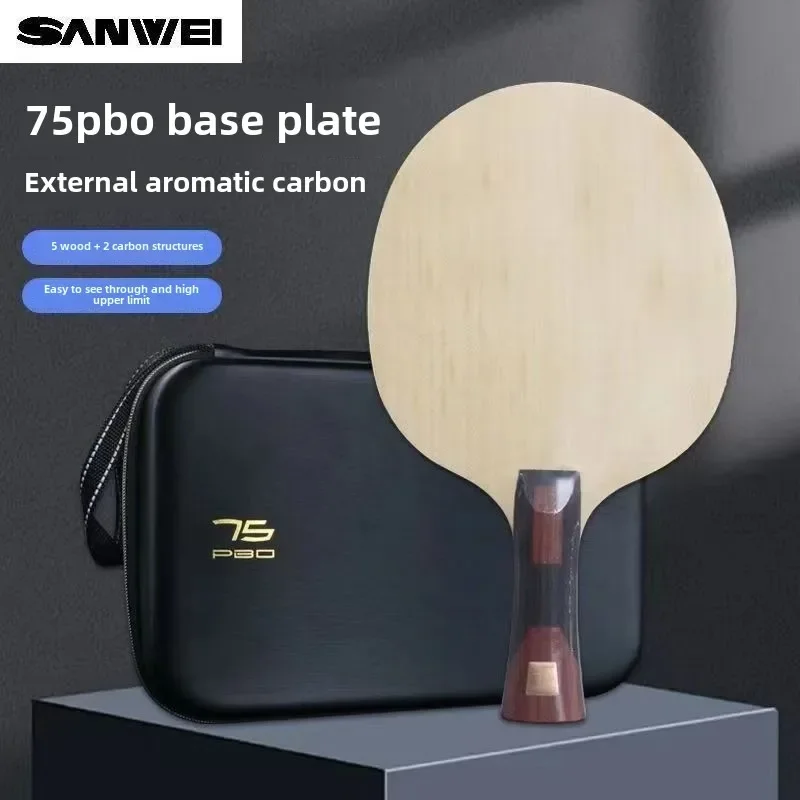 Padel Racket Carbon - شفرة مجداف سانوي بينج بونج بات،
