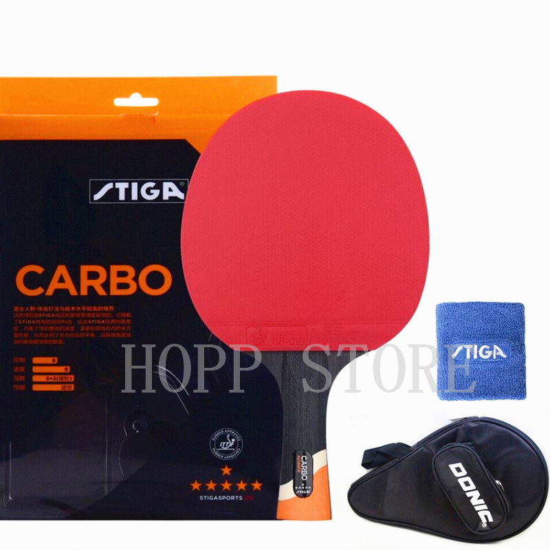 Padel Racket Carbon - ستيغا 6 نجوم مضرب الهجومية المهنية