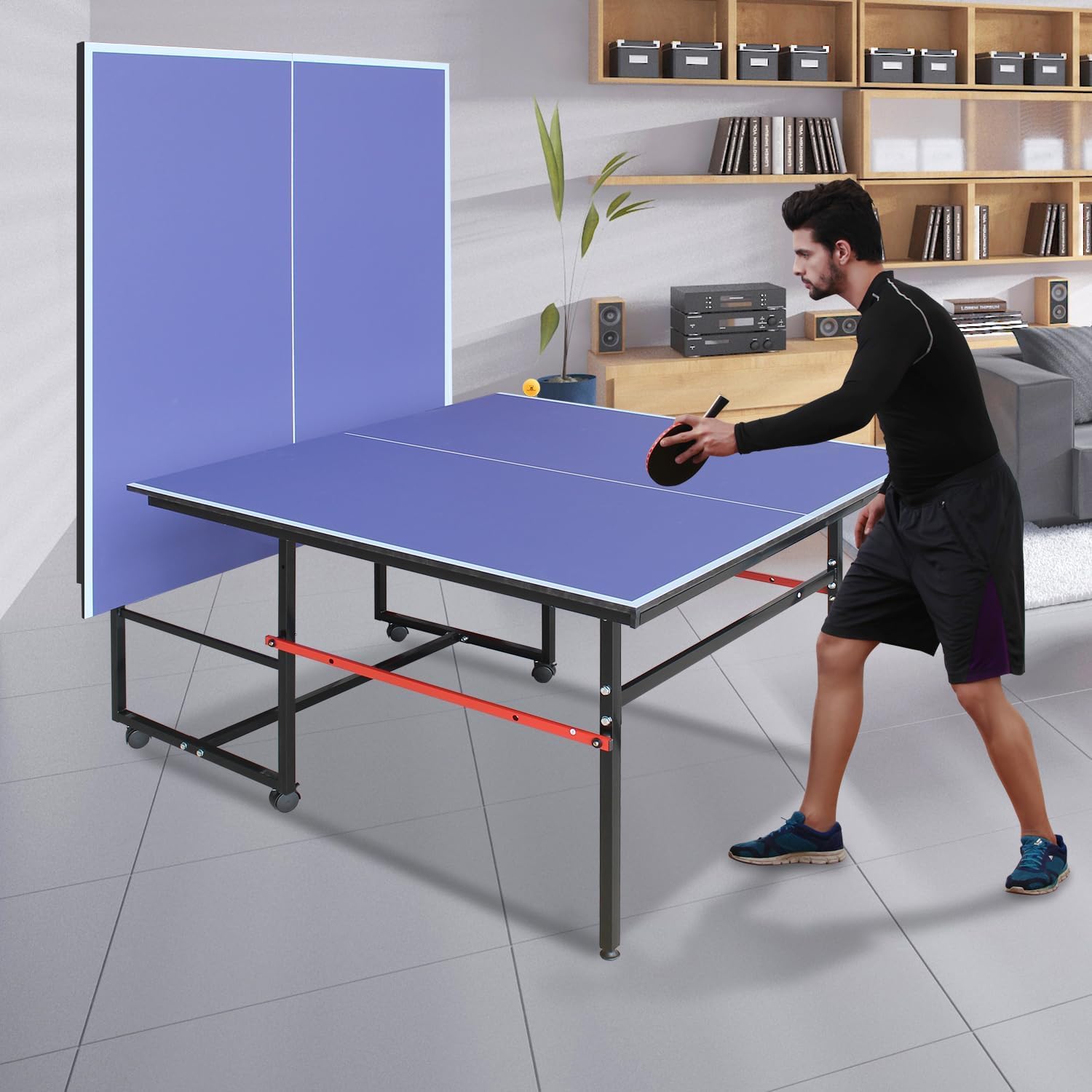 طاولة تنس طاولة محمولة بطول 8  - مراجعة Ping Pong Ball Set وسعره