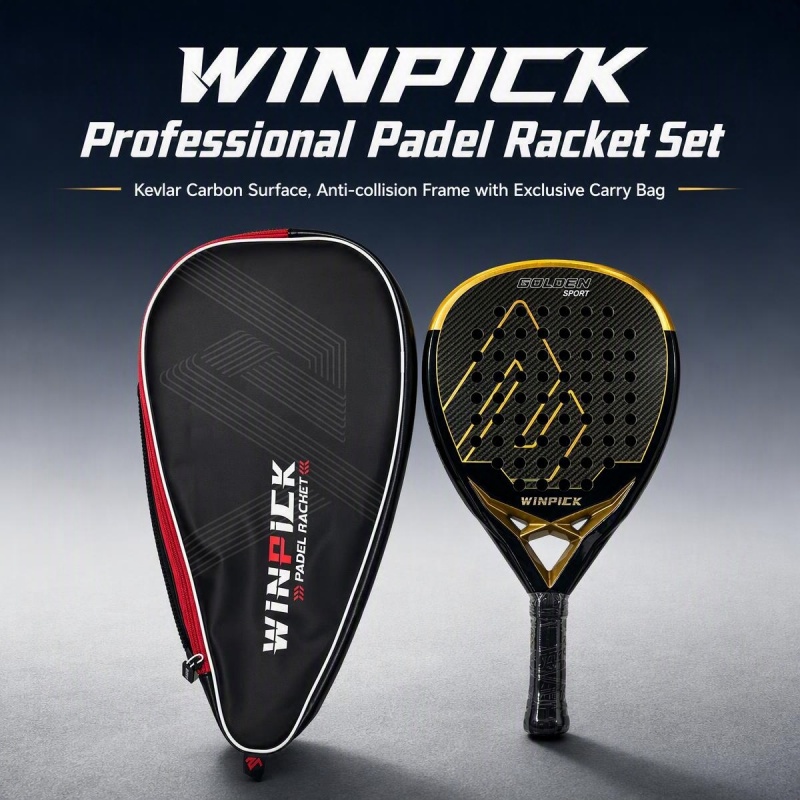 مضرب بادل من WINPICK مصنوع من  - مراجعة Padel Racket Carbon وسعره