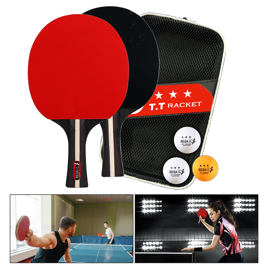 مضرب تنس الطاولة مع حقيبة ، مض - مراجعة Ping Pong Ball Set وسعره