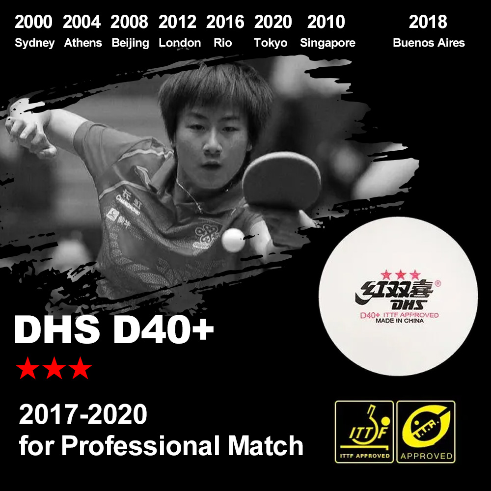 DHS D40 + DJ40 + كرات بينغ بون - مراجعة Ping Pong Ball Set وسعره